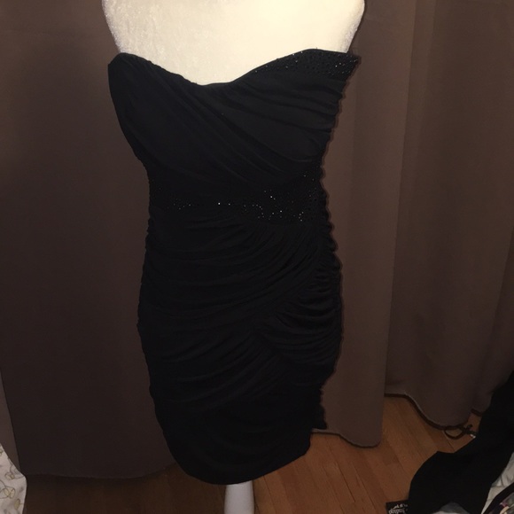 City Studio Dresses & Skirts - City Studio Black strapless dress large City Studio Dresses & Skirts - City Studio Black strapless dress large